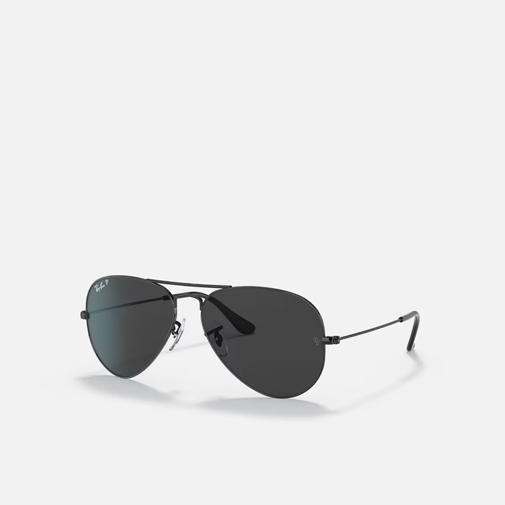RAY-BAN BLACK TOTAL AVIATOR